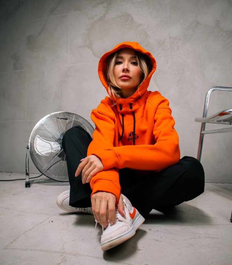 Подовжена кофта Minimal Orange