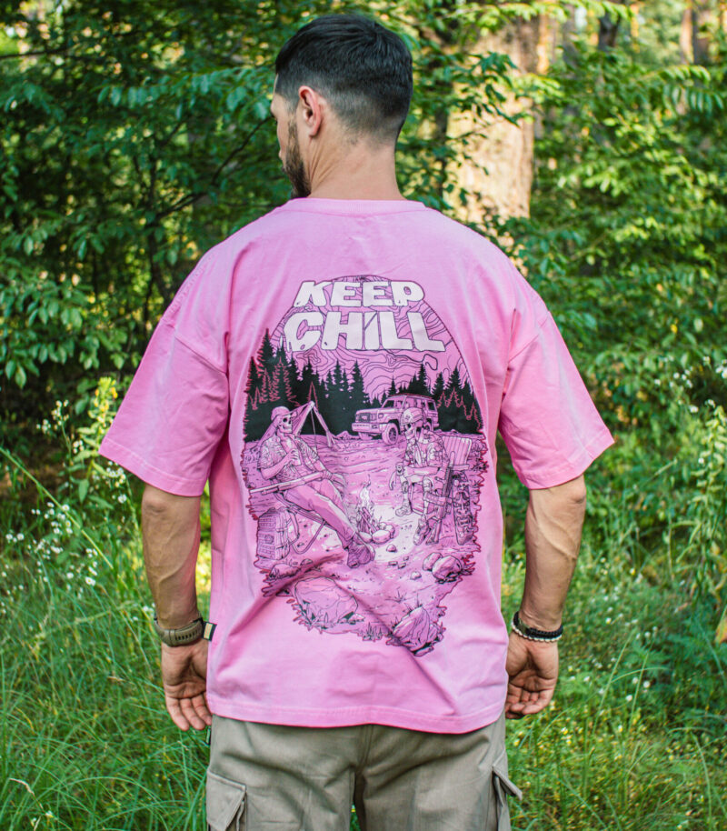 Футболка Keep Chill - Pink